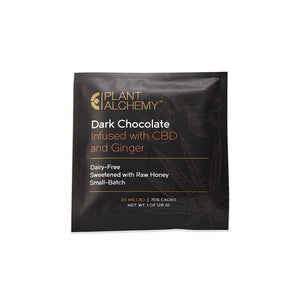 Ginger CBD Dark Chocolate Bar - 30 mg