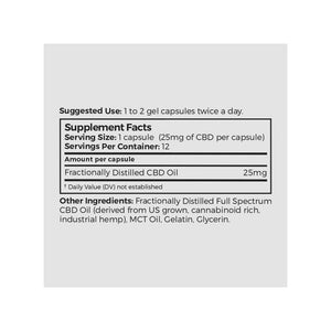 CBD Gel Capsules- 300 mg