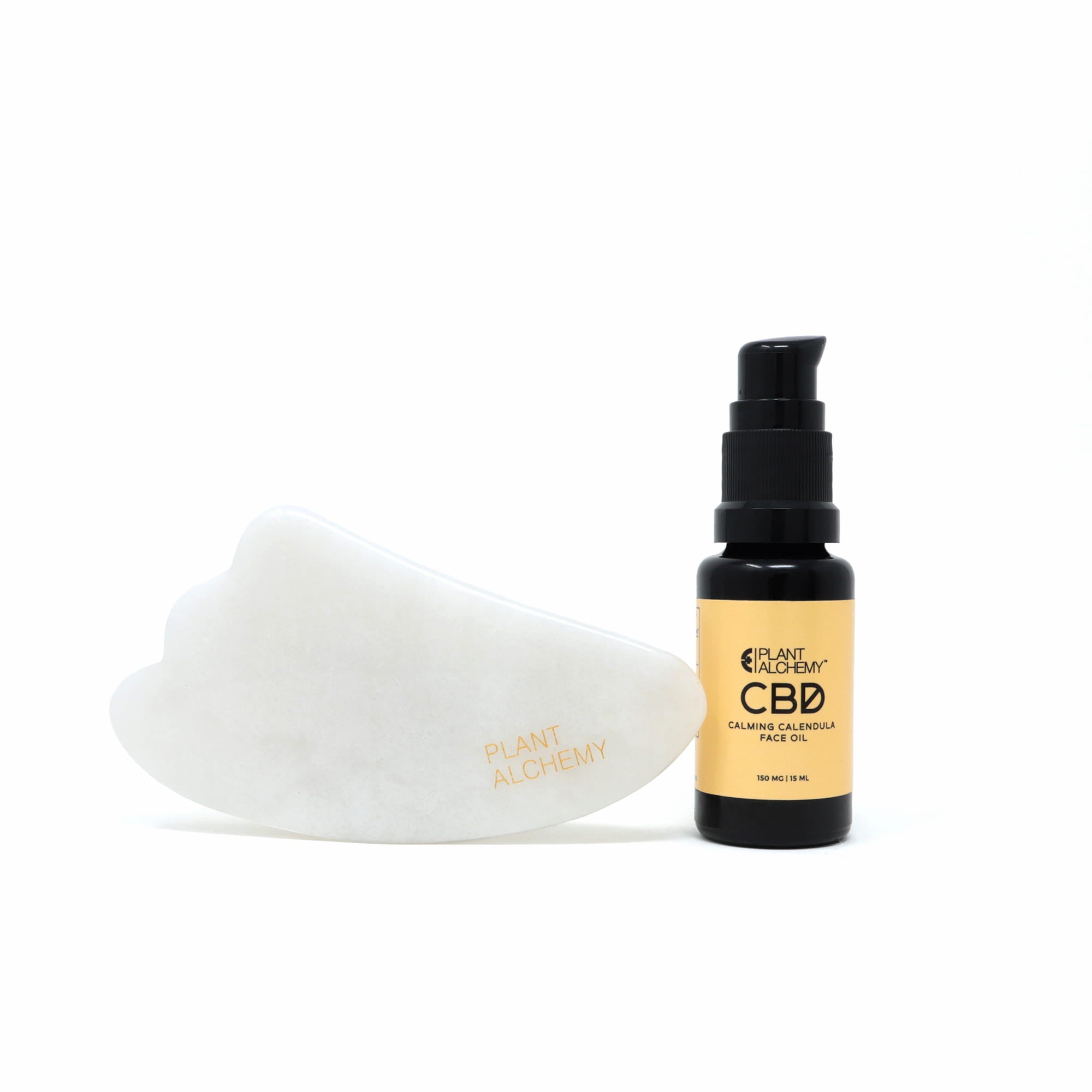 Calming Calendula Face Oil & Gua Sha Set